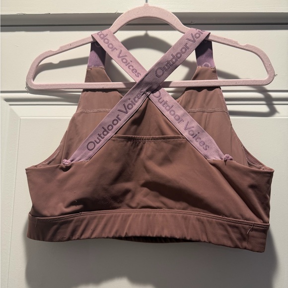 Outdoor Voices Women's Dusty Rose Sports Bra - L - Picture 3 of 3